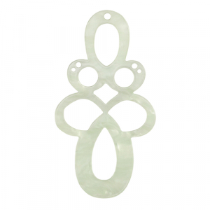 Resin hangers barok Neo mint green