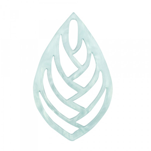 Resin hangers blad Sky blue