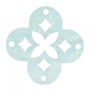 Resin hangers mozaiek Sky blue