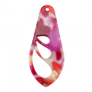 Resin hangers vleugel Multicolor pink