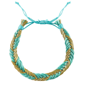 Trendy armbanden Blue-gold