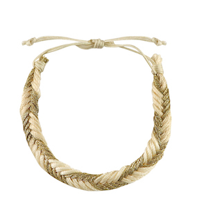 Trendy armbanden Beige-gold