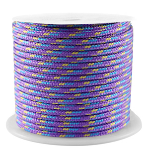 Maritiem koord 2mm Purple-blue-gold
