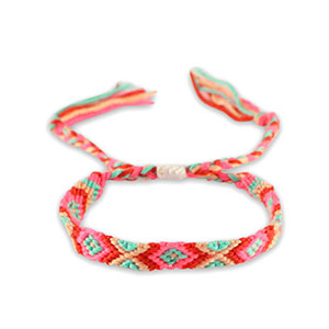 Trendy armbanden Neon pink-red