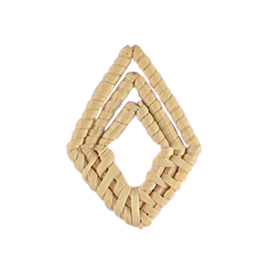 Rotan hanger rhombus Natural beige
