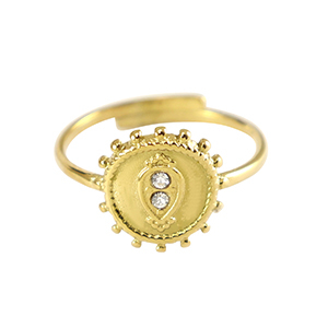 Roestvrij stalen (RVS) Stainless steel ringen Goud