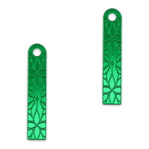 Statement hangers bar bloem Metallic kelly green