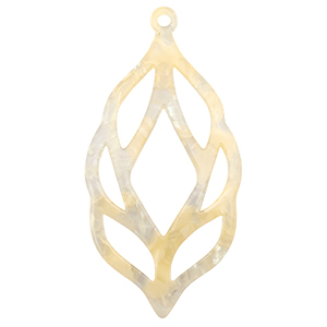Resin hangers Sand beige transparent