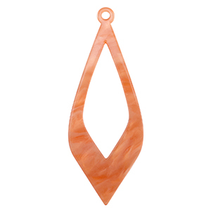 Resin hangers Coral red