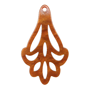 Resin hangers Topaz brown