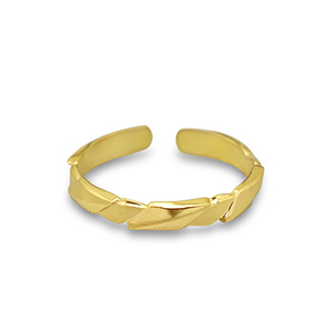 Roestvrij stalen (RVS) Stainless steel ringen Gold