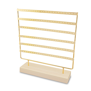 Sieraad display voor oorbellen Natural-gold