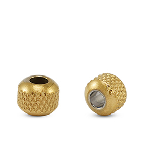 Roestvrij stalen (RVS) stainless steel kralen 8mm Gold
