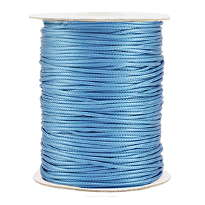 Macram&eacute; draad gevlochten 1.5mm Royal blue
