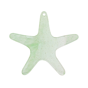 Resin hangers zeester Mint green