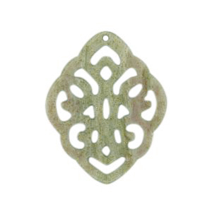 Resin hangers ruit barok Ash grey-green