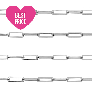 Roestvrij stalen (RVS) Stainless steel onderdelen jasseron schakel Zilver