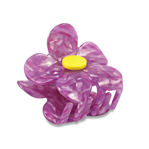 Haaraccessoires haarklem bloem Purple
