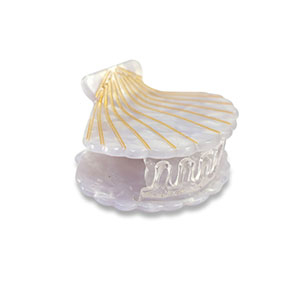 Haaraccessoires haarklem schelp Lilac-gold