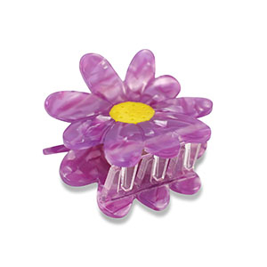 Haaraccessoires haarklem bloem Purple