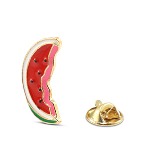 Pins watermeloen Red-white-green-gold