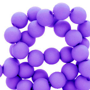 6 mm acryl kralen Dark purple
