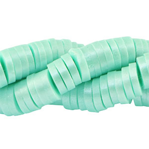 Katsuki kralen 6mm Soft mint-pearl shine coating