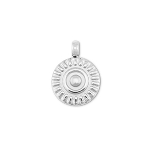 Roestvrij stalen (RVS) Stainless steel bedels zon Silver