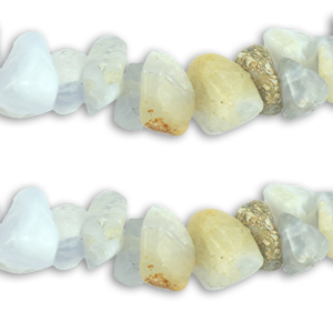 Chips stone kralen agaat Lilac