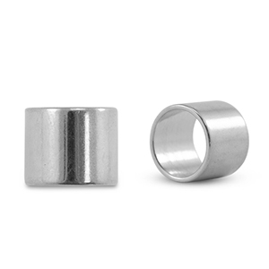 Schuivers DQ metaal tube Antiek zilver (Nikkelvrij)