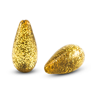 Polaris Elements kralen druppel vorm Paipolas shiny Gold