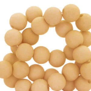 8 mm acryl kralen Light brown