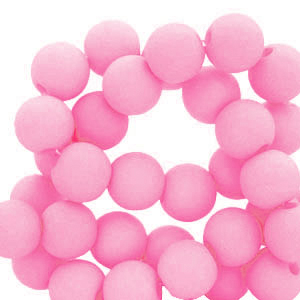 4 mm acryl kralen Pink