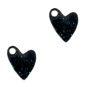 Plexx bedels heart shimmery Black
