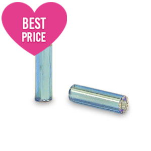 Glaskralen Rocailles Special Bugles Cyan blue