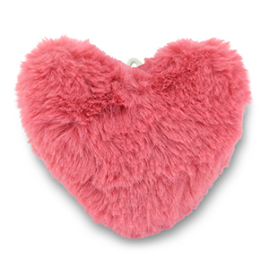 Statement hangers pompom hart Dark pink