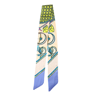 Bandana sjaal met levendige print Light salmon pink-yellow-purple