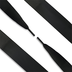 Trendy veters organza Black