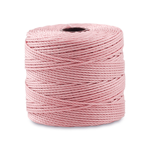Nylon S-Lon draad 0.5mm Vintage rose