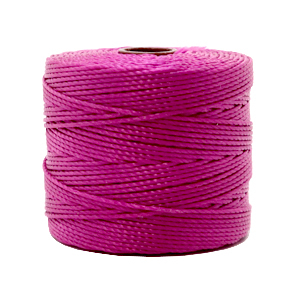 Nylon S-Lon draad 0.5mm Magenta purple