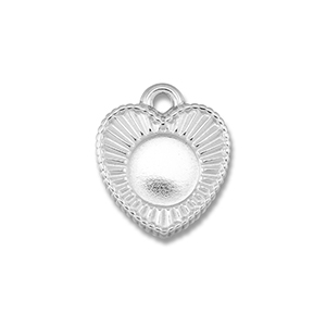 BY31&reg; Roestvrij stalen (RVS) Stainless steel bedels met setting voor SS16 flatback Silver