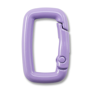 Gekleurde onderdelen sleutelhanger rechthoek Purple