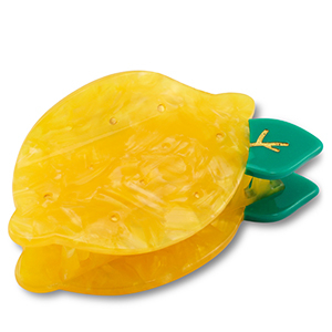 Haaraccessoires haarklem citroen Yellow-green-gold