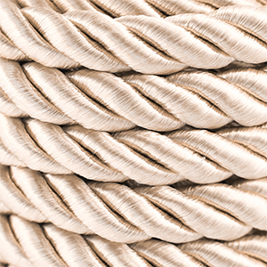 Trendy koord twisted 10mm Beige brown