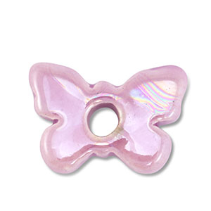 DQ Grieks keramiek kralen vlinder Lilac