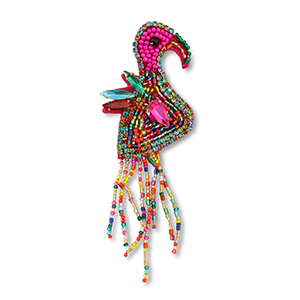 Broches flamingo Multicolour