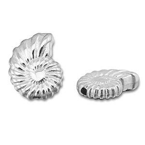 Kralen DQ metaal schelp Antiek zilver (nikkelvrij)