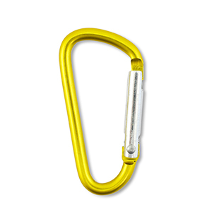 Gekleurde onderdelen sleutelhanger Shiny golden yellow