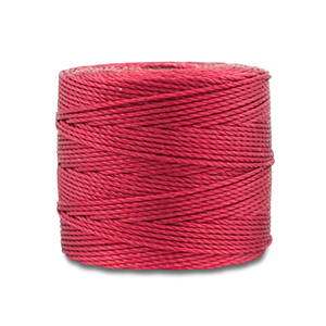 Nylon S-Lon draad 0.5mm Dark red