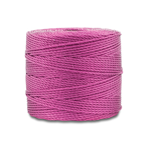 Nylon S-Lon draad 0.5mm Magenta pink
